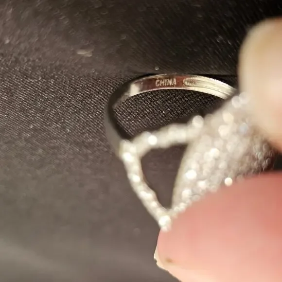 JTV 2.00 CTW White Diamond Platinum-Plated Cluster Dome Ring – Size 7 - Picture 6 of 7